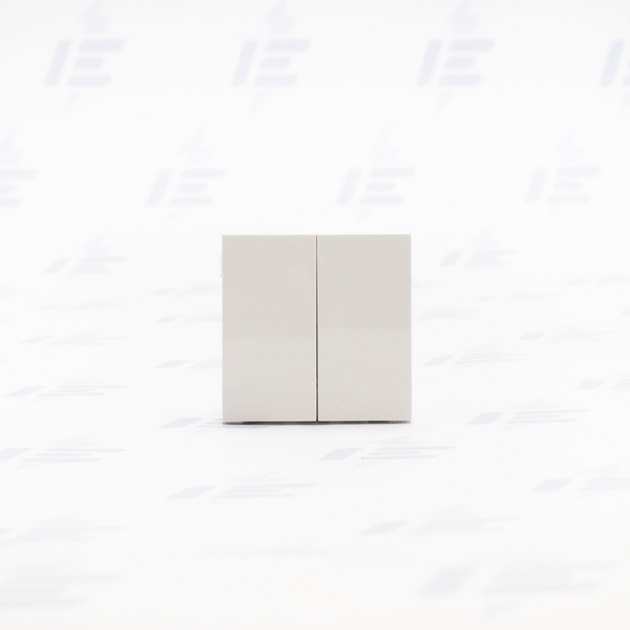 Unica - Přepínač dvojitý střídavý řazení 6+6 (5b), Bílý