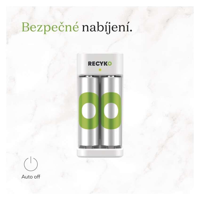 Nabíječka baterií GP Eco E221 + 2× AA REC 2100