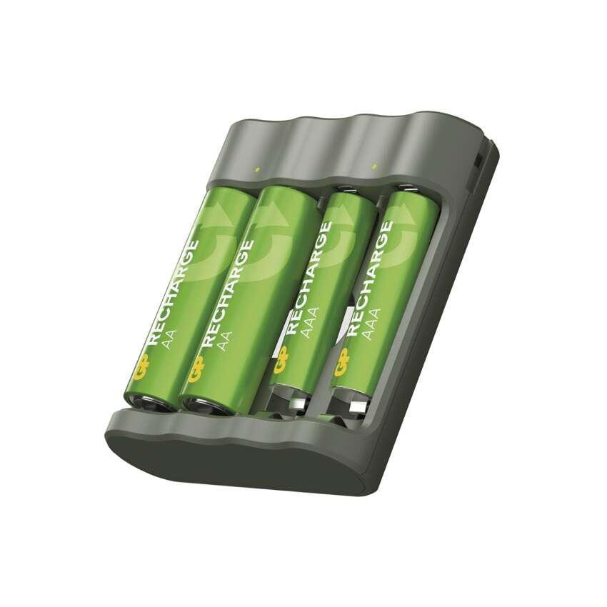 Nabíječka baterií GP B441+ Recharge +2xAA 2100mAh +2xAAA 800mAh